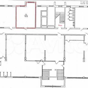 Сдается Нежилое помещение, 43,6 м²