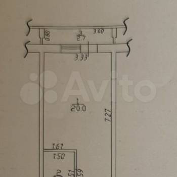 Продается 1-комнатная квартира, 26,5 м²
