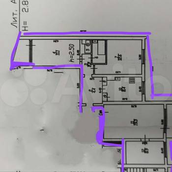 Продается Многокомнатная квартира, 77,7 м²