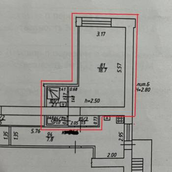 Продается 1-комнатная квартира, 23,3 м²