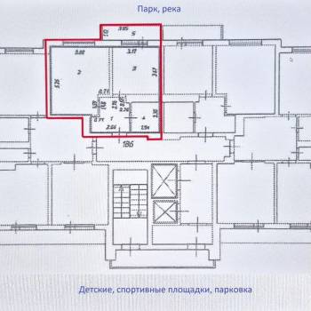Продается 1-комнатная квартира, 41,7 м²