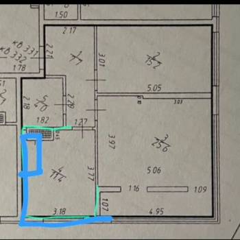 Продается 2-х комнатная квартира, 65 м²