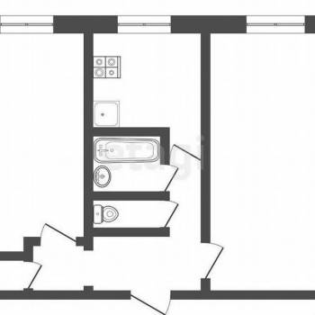Продается 2-х комнатная квартира, 43,7 м²