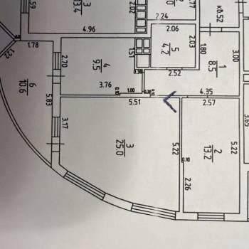 Продается 3-х комнатная квартира, 71 м²