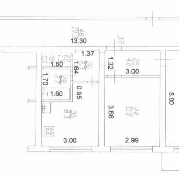 Продается 2-х комнатная квартира, 44,6 м²