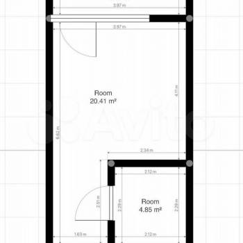 Продается 1-комнатная квартира, 20,2 м²