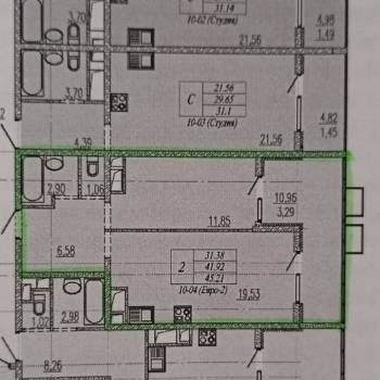 Продается 1-комнатная квартира, 50 м²