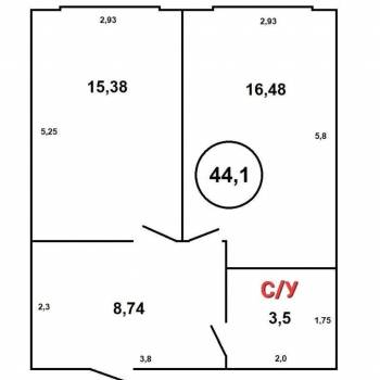 Сдается Нежилое помещение, 44 м²