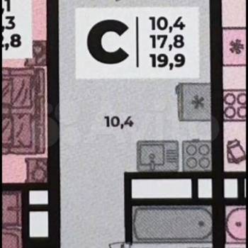 Сдается 1-комнатная квартира, 23 м²
