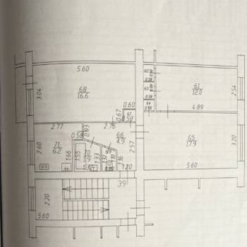 Продается 3-х комнатная квартира, 62 м²
