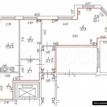 Продается 1-комнатная квартира, 38,4 м²
