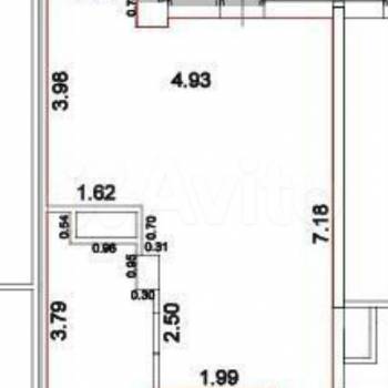 Продается 1-комнатная квартира, 34,4 м²