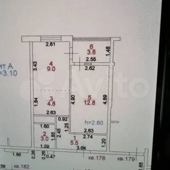 Сдается 1-комнатная квартира, 37 м²