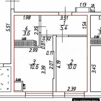 Продается 1-комнатная квартира, 29,6 м²