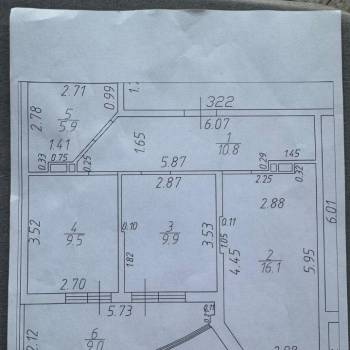 Продается 2-х комнатная квартира, 61,2 м²