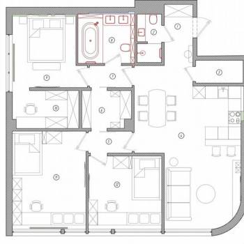 Продается Многокомнатная квартира, 104 м²