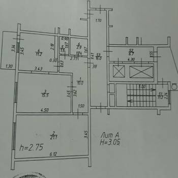 Продается 2-х комнатная квартира, 62 м²