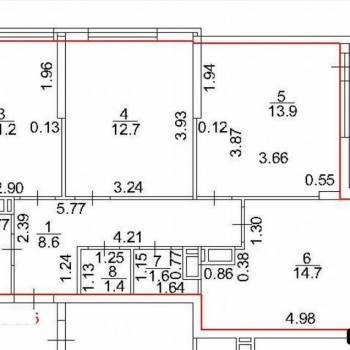 Продается 3-х комнатная квартира, 72,9 м²