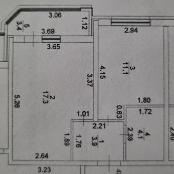Продается 1-комнатная квартира, 36 м²