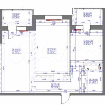 Продается 2-х комнатная квартира, 58 м²