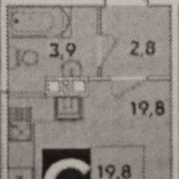 Продается 1-комнатная квартира, 26,5 м²