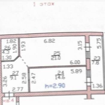Продается 1-комнатная квартира, 49 м²