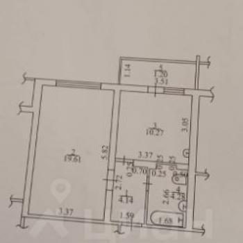 Продается 1-комнатная квартира, 39,5 м²