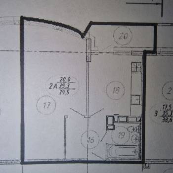 Продается 1-комнатная квартира, 40 м²