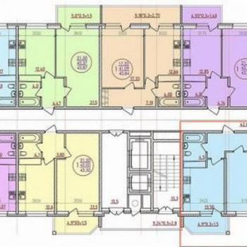 Продается 2-х комнатная квартира, 58,8 м²