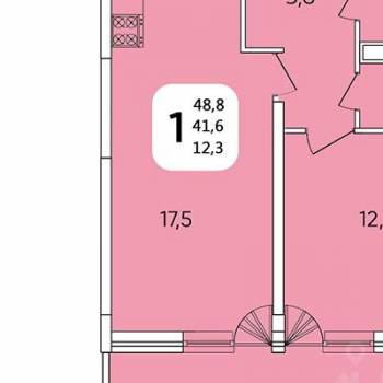 Продается 2-х комнатная квартира, 49,8 м²