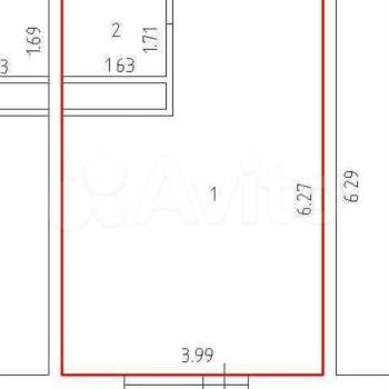 Продается 1-комнатная квартира, 24 м²