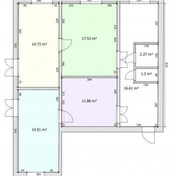 Продается 3-х комнатная квартира, 77,5 м²