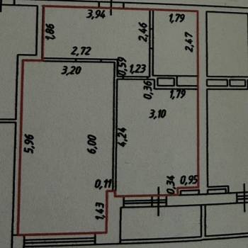 Продается 1-комнатная квартира, 43,7 м²