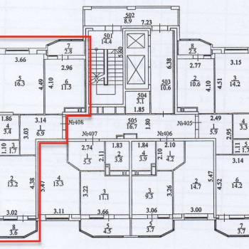 Продается 2-х комнатная квартира, 59,4 м²