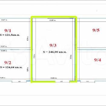 Сдается Нежилое помещение, 246 м²