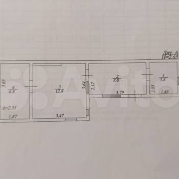 Продается 2-х комнатная квартира, 31,4 м²