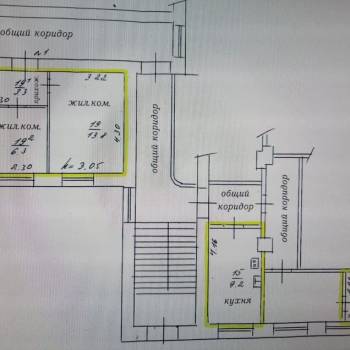 Сдается 2-х комнатная квартира, 35,6 м²