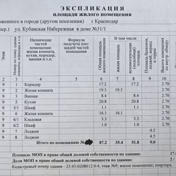 Продается 3-х комнатная квартира, 87,2 м²