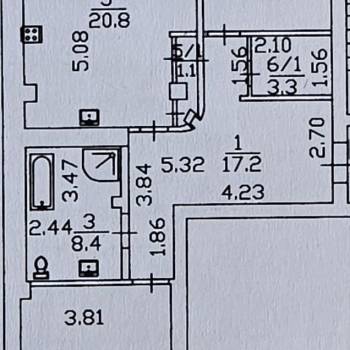 Продается 3-х комнатная квартира, 87,2 м²