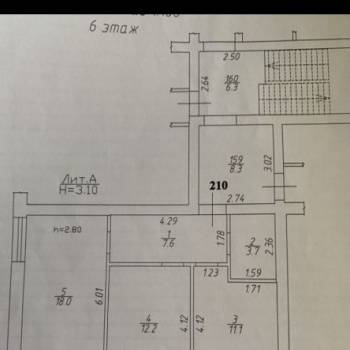 Сдается 2-х комнатная квартира, 52,6 м²