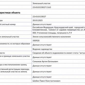 Продается Участок, 800 м²