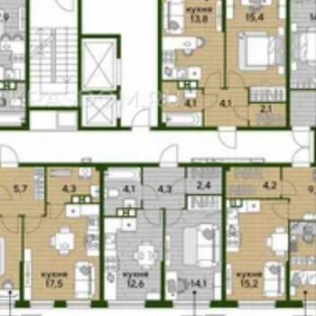 Продается 1-комнатная квартира, 37,3 м²