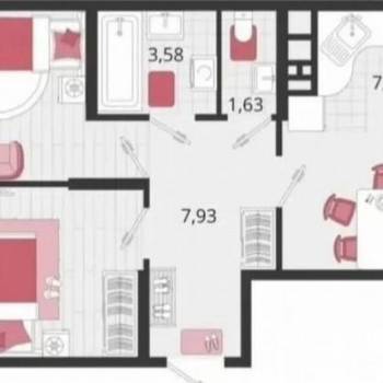 Продается 3-х комнатная квартира, 66,7 м²
