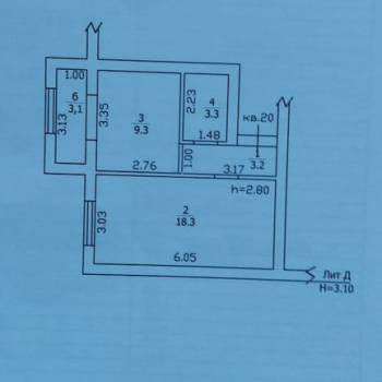 Продается 1-комнатная квартира, 37,2 м²
