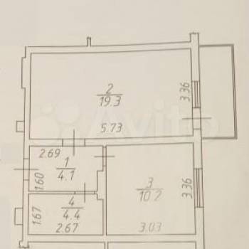 Сдается 1-комнатная квартира, 38 м²