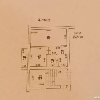 Продается 1-комнатная квартира, 37,5 м²