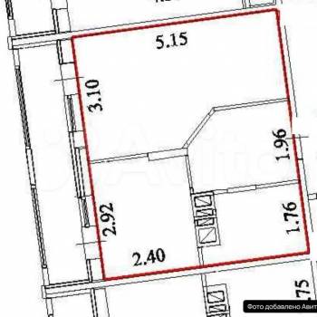 Продается 1-комнатная квартира, 32,2 м²