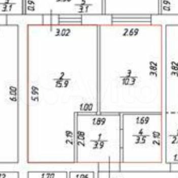 Продается 2-х комнатная квартира, 33,6 м²