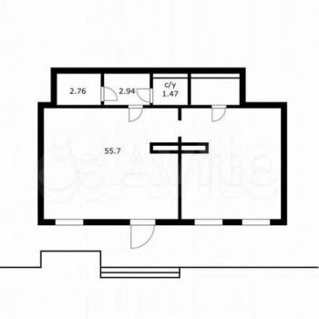 Продается Нежилое помещение, 56 м²
