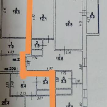 Продается 2-х комнатная квартира, 75,9 м²